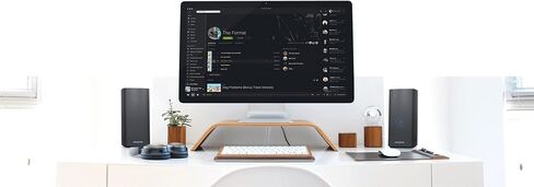 Creative Labs 51MF1690AA002 T100 2.0 نظام سماعات بلوتوث - 40 واط RMS - 50 هرتز إلى 20 كيلو هرتز - USB - مكبرات صوت كمبيوتر سطح المكتب اللاسلكية المدمجة Hi-Fi (متجددة) in Saudi Arabia