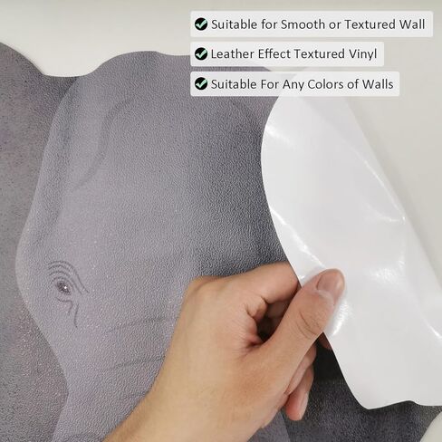 Huge Mid Century Modern Wall Mural Sticker Peel and Stick, Transparent PVC Deer Wallpaper Wall Decal, Nursery Woodland Animals Wall Art Decor for Boys Bedroom Playroom Kids Room Living Room in Kuwait