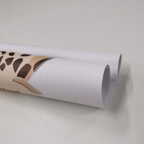 Huge Mid Century Modern Wall Mural Sticker Peel and Stick, Transparent PVC Deer Wallpaper Wall Decal, Nursery Woodland Animals Wall Art Decor for Boys Bedroom Playroom Kids Room Living Room in Kuwait