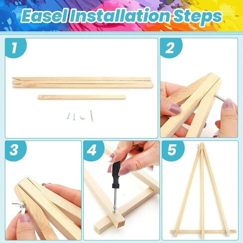 مجموعة الطلاء بالأرقام من HEIBAGO للبالغين، لوحة قماشية مؤطرة وحامل خشبي مقاس 30.48 سم × 30.48 سم، مجموعة طلاء أكريليك بالأرقام للبالغين المبتدئين، فنون وحرف رسم العيون الرائعة لديكور الحائط المنزلي in Kuwait