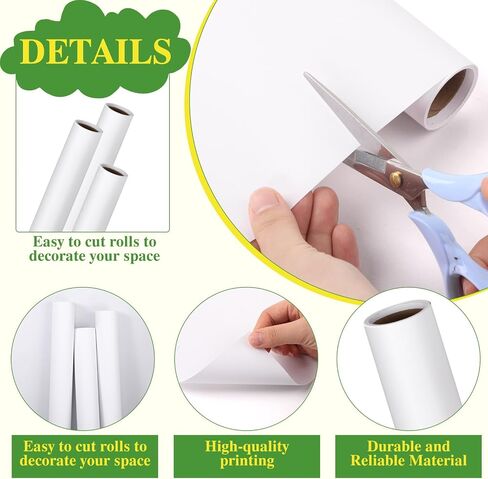 3 Rolls 4 x 12 ft Bulletin Board Roll and 6 Rolls 160 ft Rolled Border Trim Fade Resistant Bulletin Board Paper Bulletin Board Borders for Classroom Back to School Decorations(Morandi) in Saudi Arabia