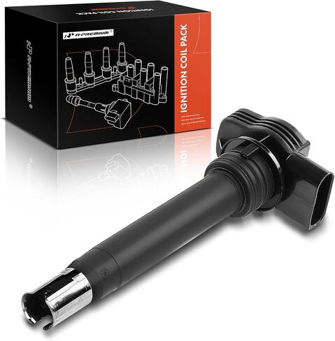 A-Premium Engine Ignition Coil Pack Compatible with Volkswagen Jetta Passat Golf Tiguan Beetle CC Eos GTI Rabbit & Audi A3 A4 A5 A6 TT Quattro allroad Q3 Q5 & More in Saudi Arabia