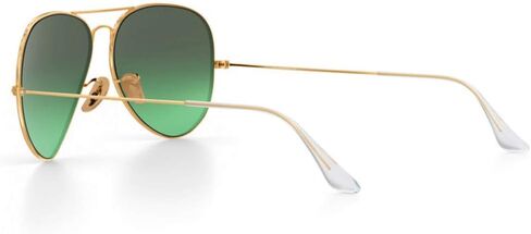 Suitable/Replacement for Ray-Ban 3025 Aviator Sunglasse Temple Arms Nose Pads Temple Tips if Applicable (golden arm+clear temple) in Saudi Arabia
