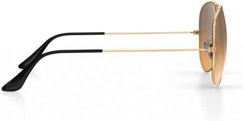 Suitable/Replacement for Ray-Ban 3025 Aviator Sunglasse Temple Arms Nose Pads Temple Tips if Applicable (golden arm+clear temple) in Saudi Arabia