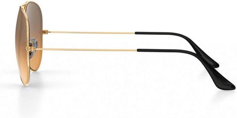 Suitable/Replacement for Ray-Ban 3025 Aviator Sunglasse Temple Arms Nose Pads Temple Tips if Applicable (golden arm+clear temple) in Saudi Arabia