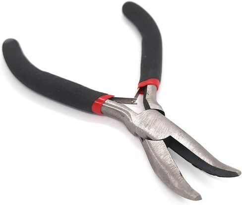 مجموعة صناعة المجوهرات DIY مع كماشة أنف منحنية، حلقات قفز، مشابك، للخرز، تغليف الأسلاك، صناعة المجوهرات، قلادة خلخال، أدوات إصلاح النتائج، لوازم مجموعة المبتدئين من CRAFT WIRE in Kuwait