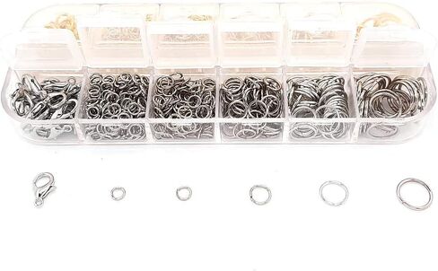 مجموعة صناعة المجوهرات DIY مع كماشة أنف منحنية، حلقات قفز، مشابك، للخرز، تغليف الأسلاك، صناعة المجوهرات، قلادة خلخال، أدوات إصلاح النتائج، لوازم مجموعة المبتدئين من CRAFT WIRE in Kuwait