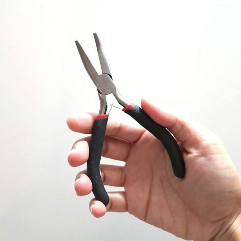 مجموعة صناعة المجوهرات DIY مع كماشة أنف منحنية، حلقات قفز، مشابك، للخرز، تغليف الأسلاك، صناعة المجوهرات، قلادة خلخال، أدوات إصلاح النتائج، لوازم مجموعة المبتدئين من CRAFT WIRE in Kuwait