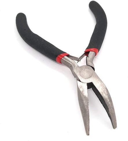 مجموعة صناعة المجوهرات DIY مع كماشة أنف منحنية، حلقات قفز، مشابك، للخرز، تغليف الأسلاك، صناعة المجوهرات، قلادة خلخال، أدوات إصلاح النتائج، لوازم مجموعة المبتدئين من CRAFT WIRE in Kuwait