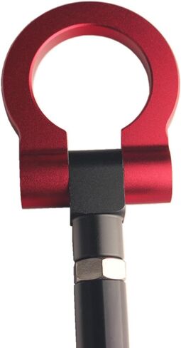 DEWHEL JDM Folding Screw On Racing T2 Tow Hooks Front Rear for 2016-up 6th Gen Chevy Camaro (Red) in Kuwait
