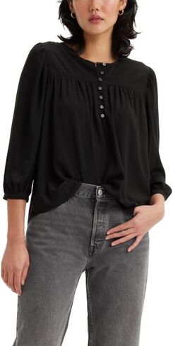 Levi's Women's Halsey 3/4 Sleeve Blouse in Saudi Arabia