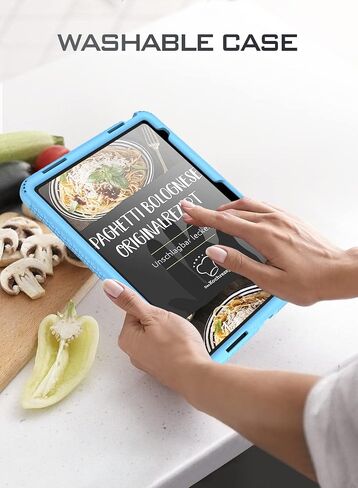 Poetic TurtleSkin Designed for New iPad 10.9 inch 10th Generation (2022) Case, Heavy Duty Shockproof Kids Friendly Silicone Case Cover, Only Compatible with New iPad 10.9 10th Generation, Black in Saudi Arabia