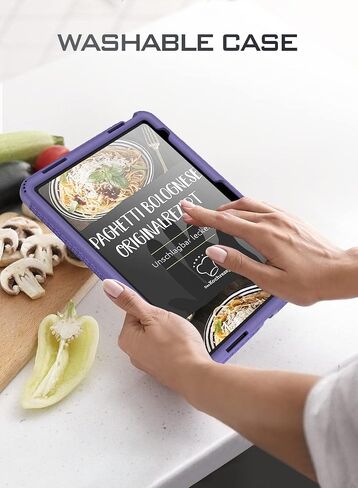 Poetic TurtleSkin Designed for New iPad 10.9 inch 10th Generation (2022) Case, Heavy Duty Shockproof Kids Friendly Silicone Case Cover, Only Compatible with New iPad 10.9 10th Generation, Black in Saudi Arabia
