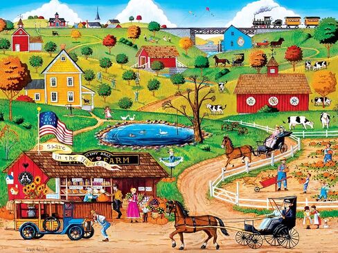 MasterPieces 300 Piece EZ Grip Jigsaw Puzzle - Fall Finds - 18"x24" in Saudi Arabia