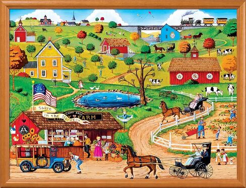 MasterPieces 300 Piece EZ Grip Jigsaw Puzzle - Fall Finds - 18"x24" in Saudi Arabia