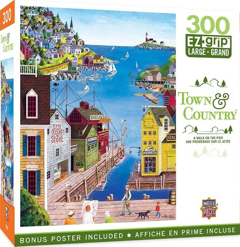 MasterPieces 300 Piece EZ Grip Jigsaw Puzzle - Fall Finds - 18"x24" in Saudi Arabia
