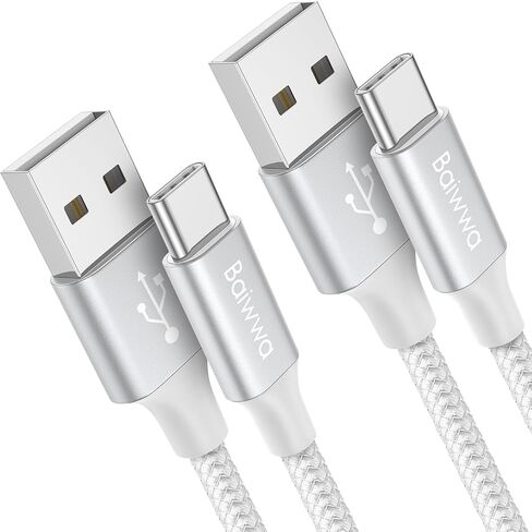 White USB to USB C Cable 3ft 2Pack, USBC Car Play Charging Cord for New iPhone 16 15 Plus Pro Max, for Samsung Galaxy S23 S21, Pixel in Saudi Arabia