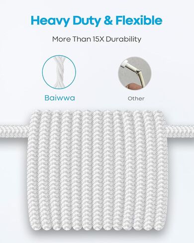White USB to USB C Cable 3ft 2Pack, USBC Car Play Charging Cord for New iPhone 16 15 Plus Pro Max, for Samsung Galaxy S23 S21, Pixel in Saudi Arabia