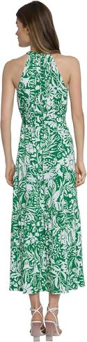 Maggy London Casual Sleeveless, Waist Tie, Maxi Unlined Halter Dresses for Women in Saudi Arabia