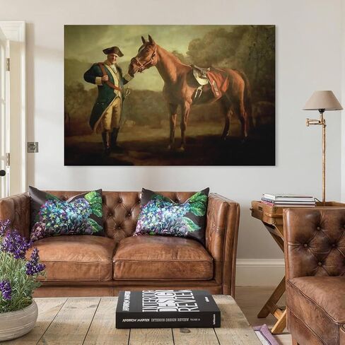 ملصق Napoleon Tony Soprano and Pie-O-My Horse لديكور المنزل على القماش، صورة عالية الدقة لديكور غرفة النوم، فن جداري بدون إطار ومؤطر معلق بدون إطار 16 × 24 بوصة (40 × 60 سم) in Saudi Arabia