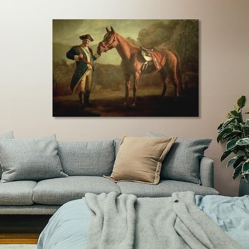 ملصق Napoleon Tony Soprano and Pie-O-My Horse لديكور المنزل على القماش، صورة عالية الدقة لديكور غرفة النوم، فن جداري بدون إطار ومؤطر معلق بدون إطار 16 × 24 بوصة (40 × 60 سم) in Saudi Arabia