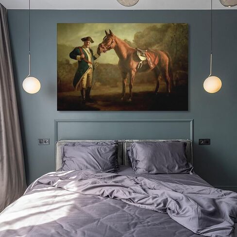 ملصق Napoleon Tony Soprano and Pie-O-My Horse لديكور المنزل على القماش، صورة عالية الدقة لديكور غرفة النوم، فن جداري بدون إطار ومؤطر معلق بدون إطار 16 × 24 بوصة (40 × 60 سم) in Saudi Arabia