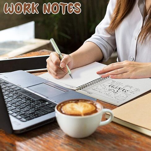 20 Pack A5 Spiral Notebook College Ruled Spiral Notebook Bulk 5.5 x 8.3 Inch Hardcover Notebooks Lined Travel Writing Notebooks Journal Notepad, 50 Sheets 100 Pages (Black, Kraft) in Saudi Arabia