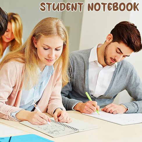 20 Pack A5 Spiral Notebook College Ruled Spiral Notebook Bulk 5.5 x 8.3 Inch Hardcover Notebooks Lined Travel Writing Notebooks Journal Notepad, 50 Sheets 100 Pages (Black, Kraft) in Saudi Arabia
