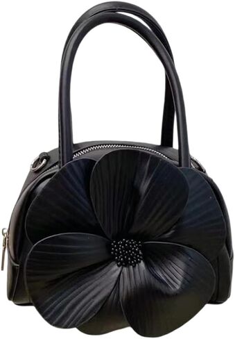 Women's Floral Clutch Purse PU Leather Flower Evening Bags Party Prom Handbag Wedding Crossbody Bucket Purse in Saudi Arabia