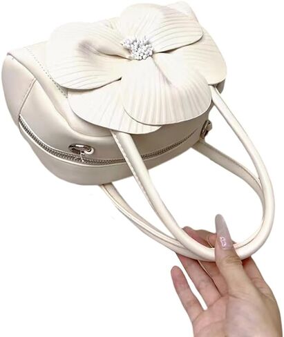 Women's Floral Clutch Purse PU Leather Flower Evening Bags Party Prom Handbag Wedding Crossbody Bucket Purse in Saudi Arabia