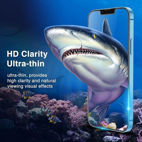 2 Pack Screen Protector Compatible for iPhone 15 Plus [6.7 inch Display] with 2 Pack Tempered Glass Camera Lens Protector Anti Scratch, Bubble Free [4 Pack] in Saudi Arabia