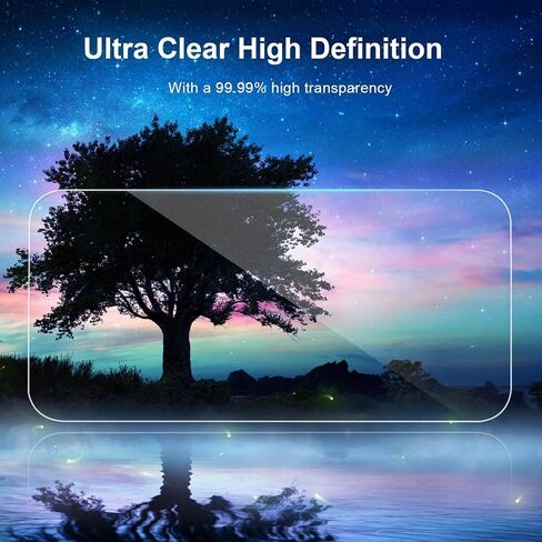 2 Pack Screen Protector Compatible for iPhone 15 Plus [6.7 inch Display] with 2 Pack Tempered Glass Camera Lens Protector Anti Scratch, Bubble Free [4 Pack] in Saudi Arabia