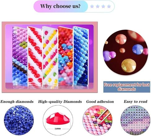 5D Diamond Art Painting by Number Kits Full Drill Truck American Flag patriotic diamond art 16x20 Inch Round Drill Diamond Art Dots for Adults Crafts Cross Stitch Wall Decor in Saudi Arabia
