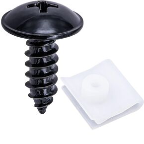 Rexka 10 Sets Fender Liner Screw & Grommet Kit for Nissan Infiniti 01454-N5061 76882-0M000 Altima Armada Frontier Maxima NV Pathfinder Quest Rogue Sentra Xterra G20 I30 I35 QX56 QX60