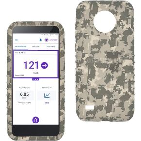 Sugar Medical Omnipod 5 Gel Skin Case with Dexcom G7 cutout | PDM Protective Cover | Protect Omnipod 5| Diabetes Care (Digital Camo)
