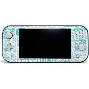 MightySkins Carbon Fiber Skin for Nintendo Switch Lite - Skulls N Roses | Protective, Durable Textured Carbon Fiber Finish | Easy to Apply, Remove, and Change Styles | Made in The USA