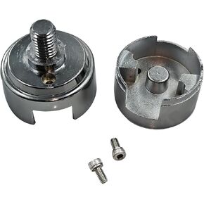 1/2''-13 Thread Shift Knob Chrome Mounting Adapter Replacement for E-aton Fuller Style Shifters 13/15/18 70589
