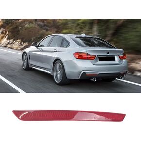 Rear Left Bumper Reflector Light LED Driver Side Red Trim 63147847233 Compatible with BMW 428i 428ix 430i 430ix 435i 435ix 440i 440ix F32 F33 F36 2012-2019