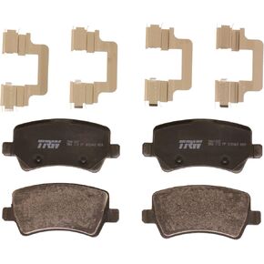 TRW Pro TRH1307 Disc Brake Pad Set For Volvo XC60 2010-2017, Rear, And Other Applications