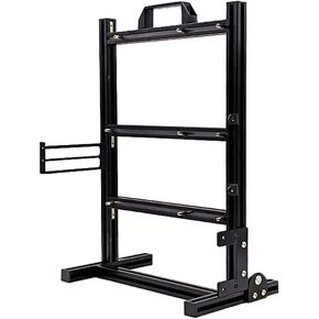 DIY Computer Chassis Bracket Open Motherboard Case Rack M-ATXVertical Horizontal PC Game Chassis Rack Water-Cooled PC Test Bench Creative Overclocking Aluminum Frame Good Heat Dissipation All Black