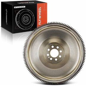 A-Premium Clutch Flywheel Compatible with Infiniti G35 2007-2008, G37 2008-2013, Q60 2014-2015 & Nissan 370Z 2009-2020, 350Z 2007-2009, 3.5L 3.7L, 8 Bolt Holes, 124 Teeth, Manual Transmission