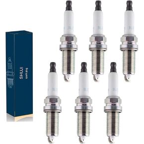 Spark Plugs ILZFR6D11 1208 for 2006 2007 BMW E90 E60 E85 Pack of 6