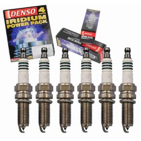 6 pc DENSO Iridium Power Spark Plugs compatible with Acura RDX 3.5L V6 2013-2017