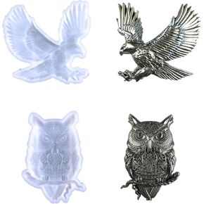 Eagle Silicone Resin Molds,Animals Silicone Mold for Epoxy Casting, Animals Display Mould for DIY Resin Crafts, Home Decor (Eagle)