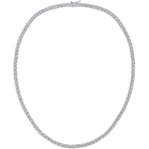 قلادة فولوكا 18 قيراط مطلية بالذهب الأبيض 4 مم تشيكوسلوفاكيا للتنس سلسلة الهيب هوب للرجال والنساء 18 بوصة خالية من النيكل in Kuwait