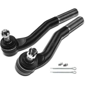 A-Premium 2 x Front Inner or At Pitman Arm & Left Outer Tie Rod Ends, Compatible with Jeep WJ Series - Grand Cherokee 1999 2000 2001 2002 2003 2004, Sport Utility