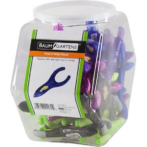 PenAgain Twist 'n Write Hexagonal Tub Display of 48 Arthritis Ehlers Danlos Syndrome ASSORTED Colors (00079)