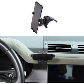 Car Phone Holder Compatible with Land Rover Defender 90 110 130 2020-2023 Accessories, Center Console Dash Board Phone Mount Holder(Model A High)