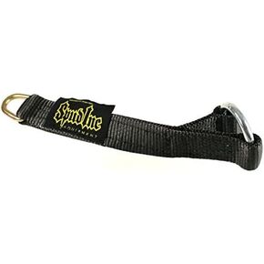 Spud Black Strap Loading Pin for Olympic Weight Plates. for Weight Lifting, Crossfit and Powerlifting Exercises. (12 Inches Long)