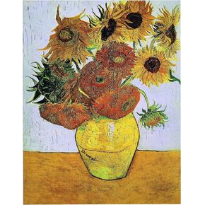 Moruska Sunflowers by Vincent Van Gogh Jigsaw Puzzle 1000 Piece Famous Painting Art Puzzles for Adults